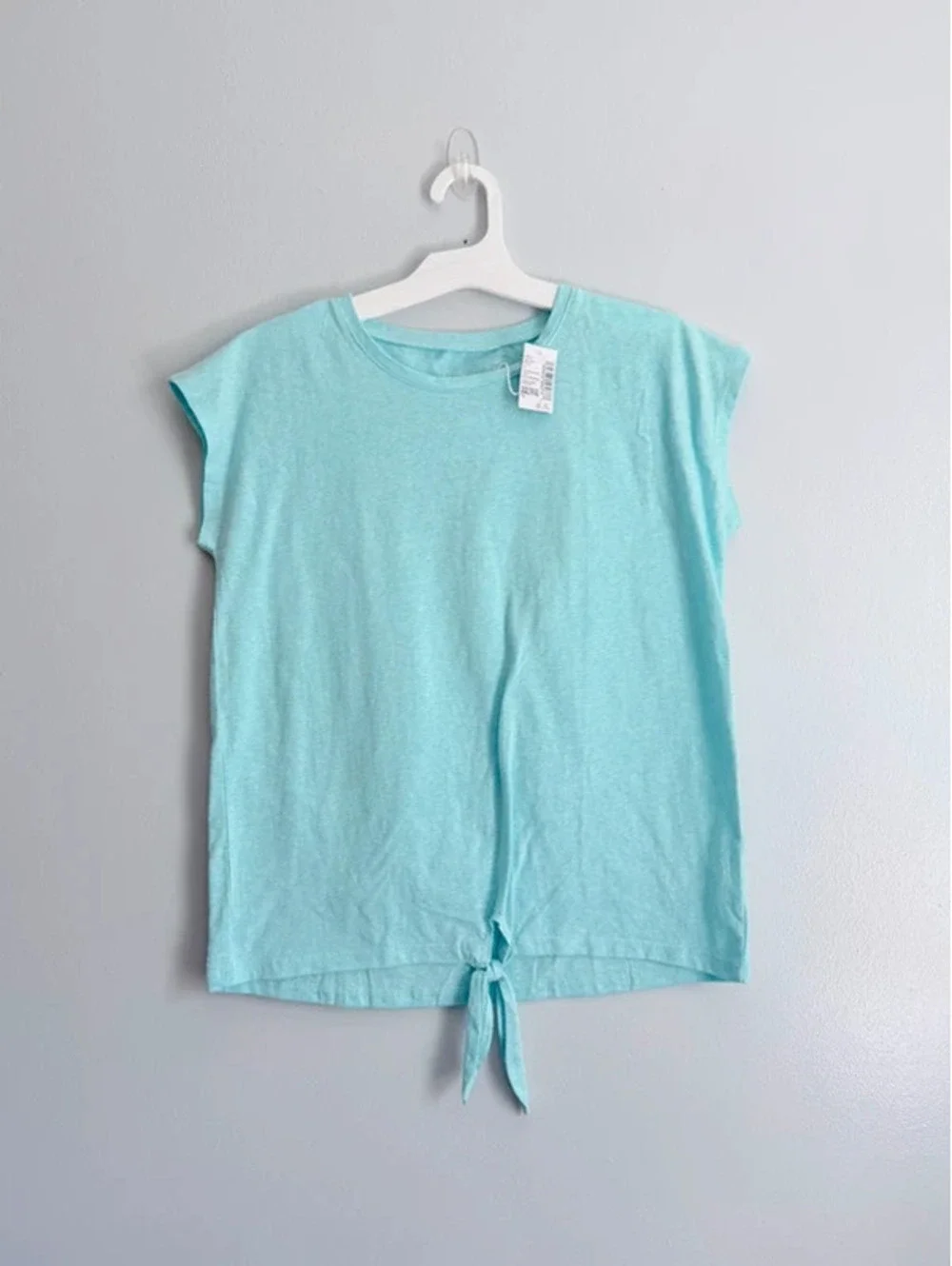 The Children’s Place Aqua Tie-Front Top Girls XXL 16